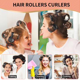 Caija-H small hair rollers in 25mm size with clips