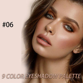 CAKAILA Brown Eyeshadow Palette with shimmer and matte finishes