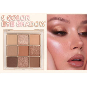 CAKAILA Colourful Eyeshadow Palette open view showing matte and shimmer colours