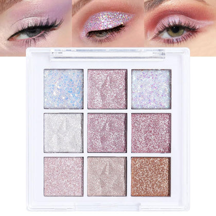 CAKAILA Eye Shadow Palette front view showing 9 vibrant colours