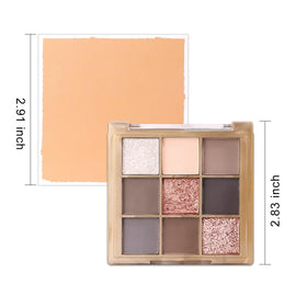 CAKAILA Eyeshadow Palette in hand showcasing travel size