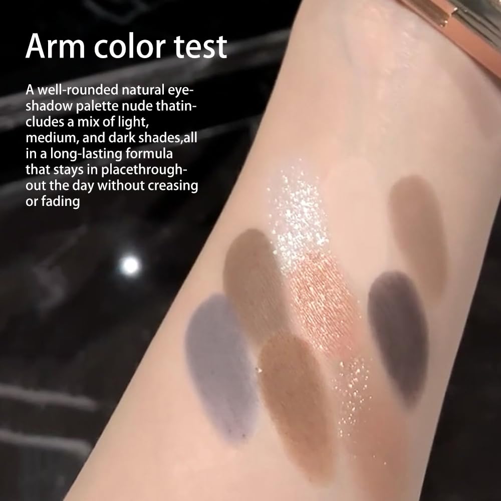 CAKAILA Eyeshadow Palette lifestyle scene with makeup brushes