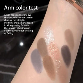 CAKAILA Eyeshadow Palette lifestyle scene with makeup brushes