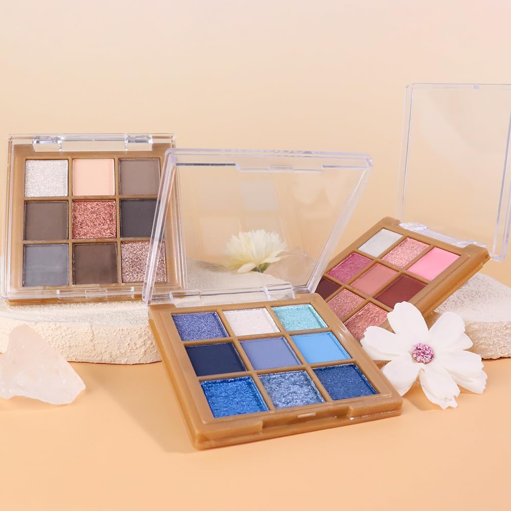 CAKAILA Eyeshadow Palette open displaying all 9 colours