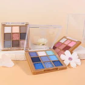CAKAILA Eyeshadow Palette open displaying all 9 colours