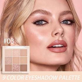 CAKAILA eyeshadow palette with matte and shimmer shades