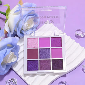 CAKAILA Eyeshadow Palette with swatches on skin
