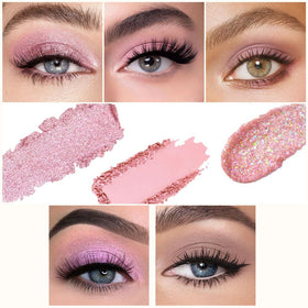 CAKAILA Light Pink Eyeshadow Palette in lifestyle setting