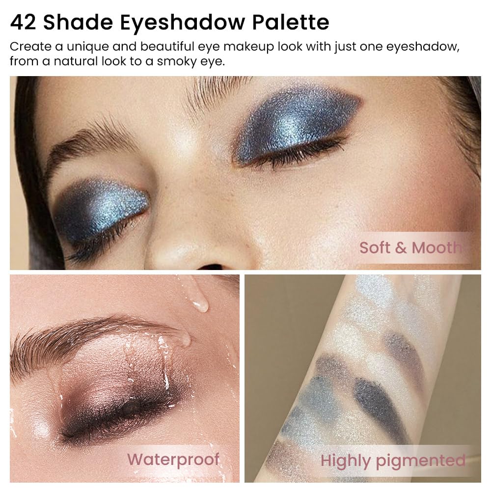 CAKAILA palette open displaying various eyeshadow colours