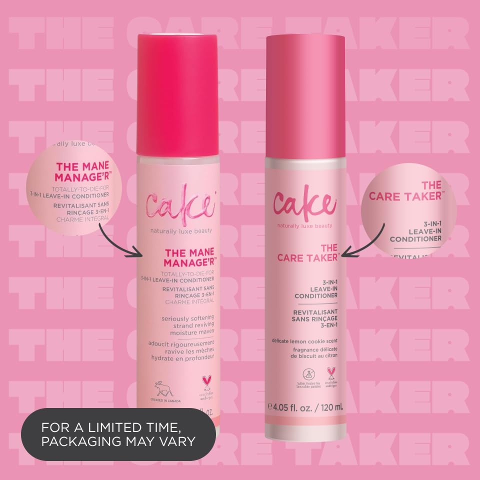 Cake Beauty 3-in-1 Leave in Conditioner The Care Taker back view