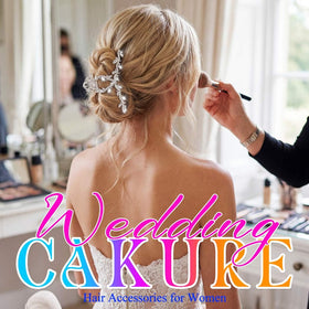 CAKURE Gold Claw Clip displayed with other hair accessories