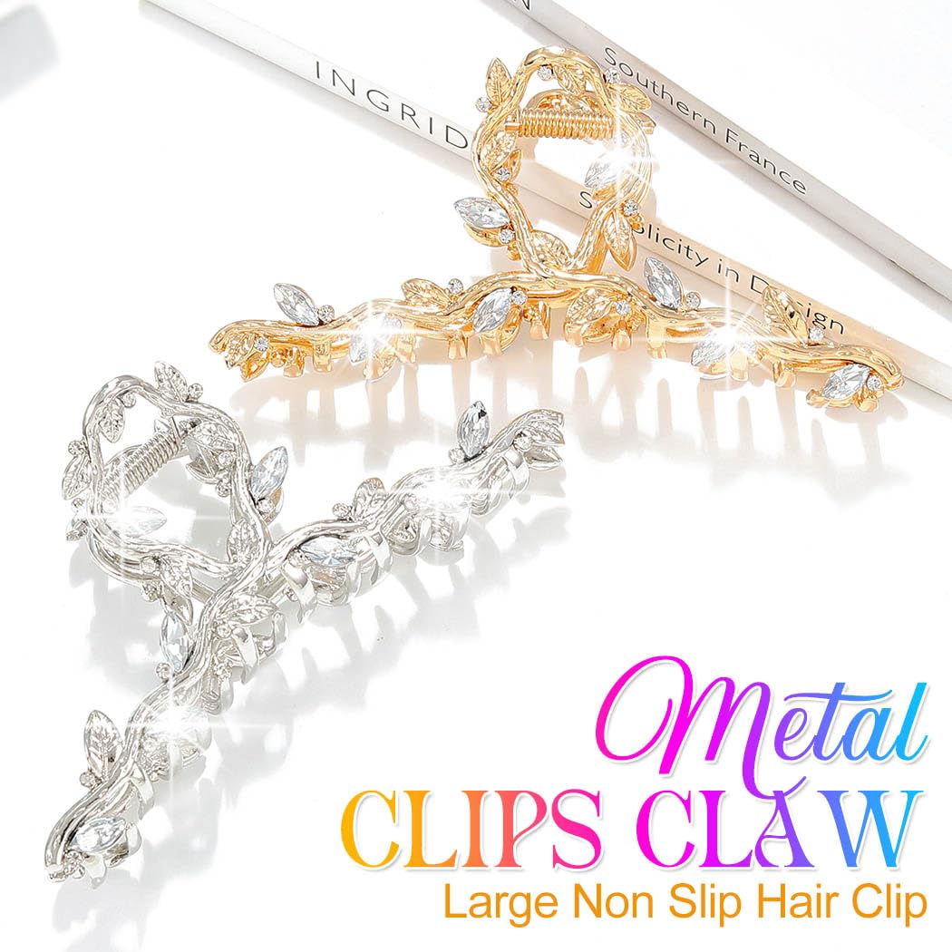 CAKURE Gold Claw Clip side view showing claw design