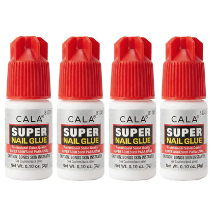 CALA Super Nail Glue pack of 4 front view