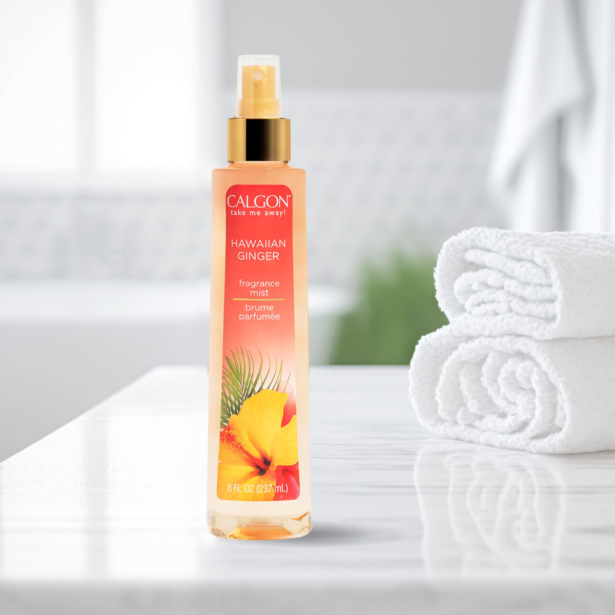 Calgon Hawaiian Ginger Body Mist 8 fl oz packaging