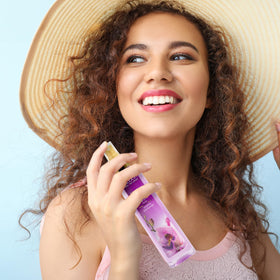 Calgon Tahitian Orchid Body Mist lifestyle scene