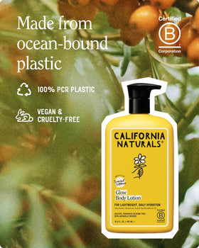 California Naturals Glow Body Lotion 16.5 oz with Sunset Citrus scent