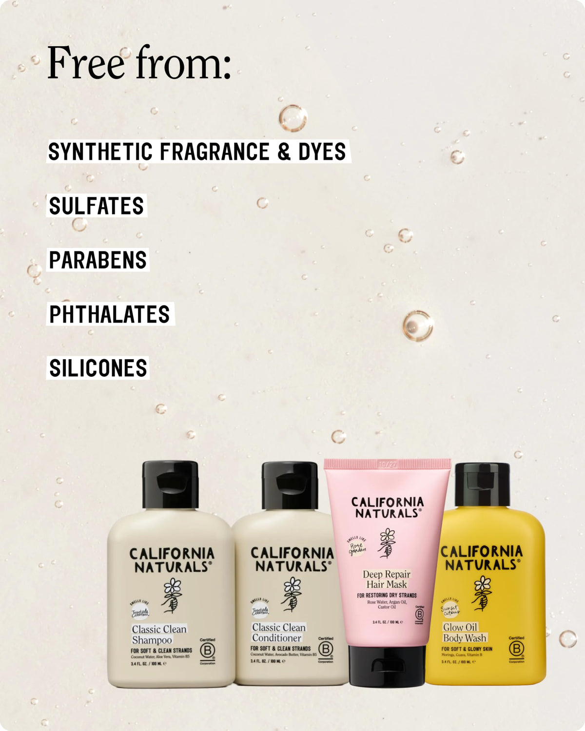 California Naturals On-The-Go Mini Travel Kit packaging
