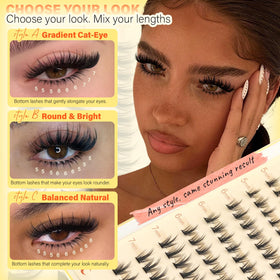 calphdiar Bottom Lash Clusters lifestyle scene