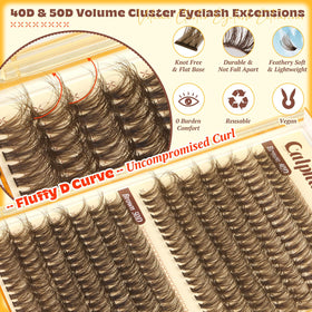 calphdiar Brown Lash Clusters application process