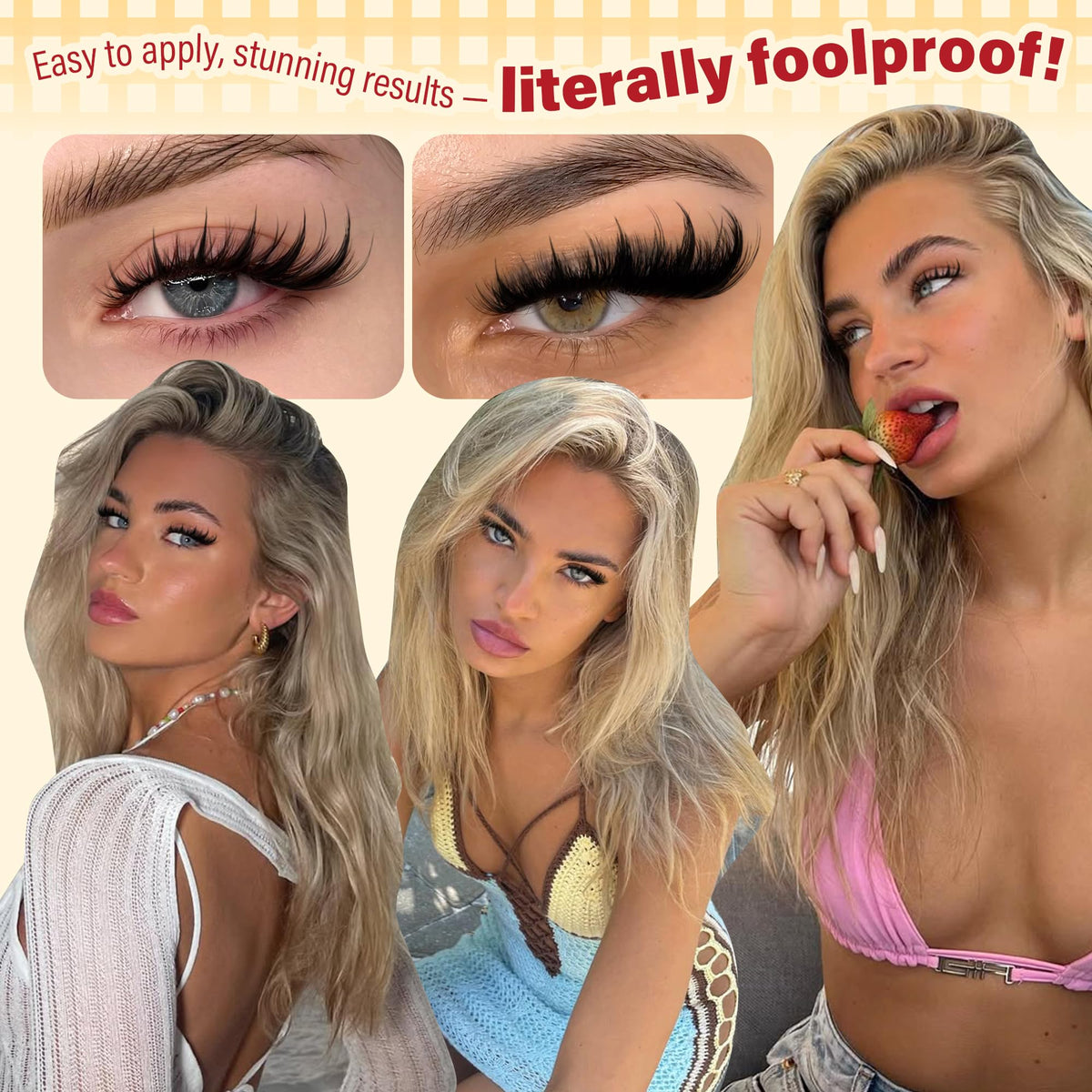 calphdiar Lash Clusters packaging details