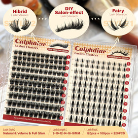 calphdiar marple manga eyelash clusters display