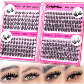 calphdiar Wispy Lash Clusters 220pcs packaging front view