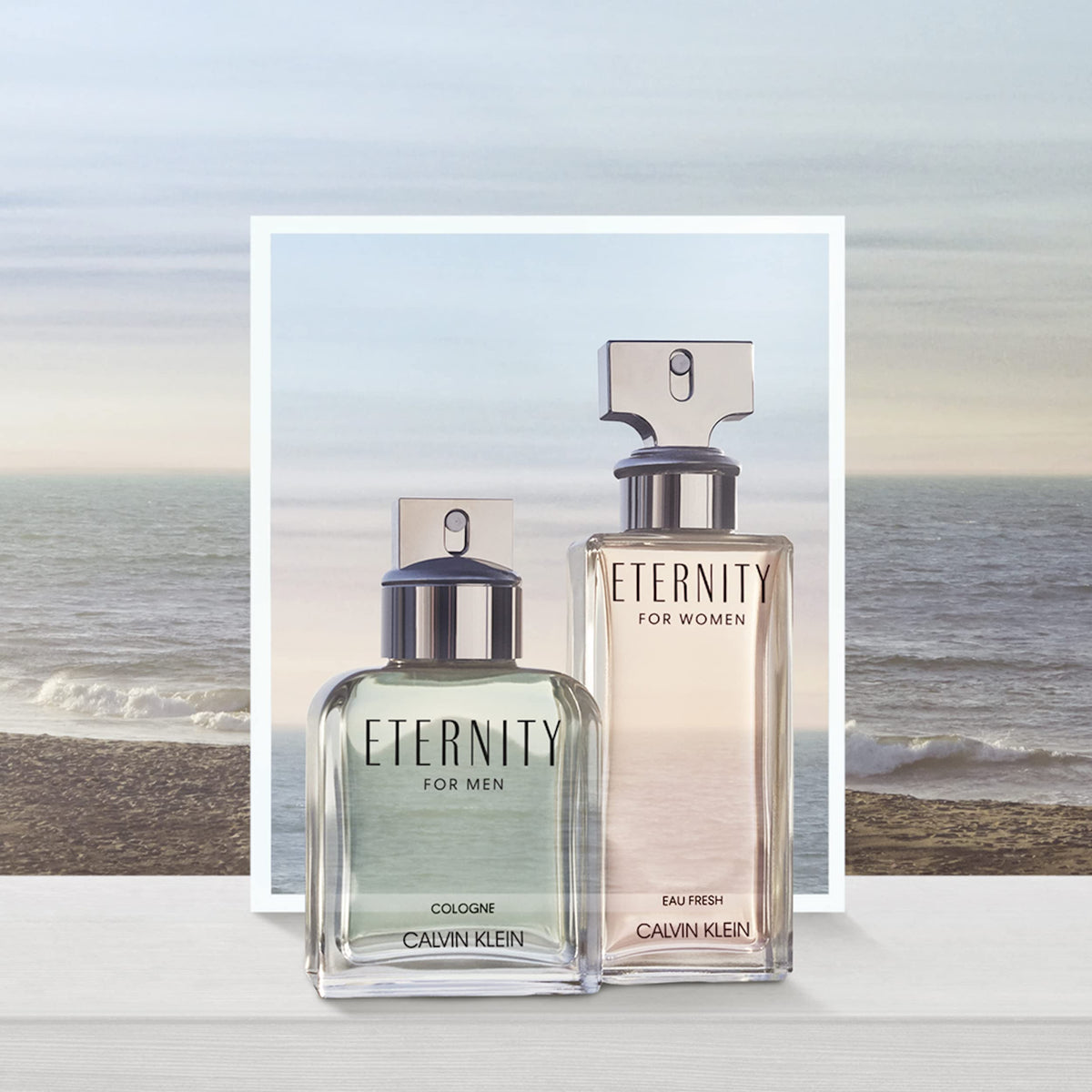 Calvin Klein Eternity Fresh Cologne bottle side view