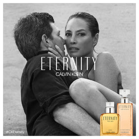Calvin Klein Eternity Intense Eau de Parfum 3.3 fl oz with floral background