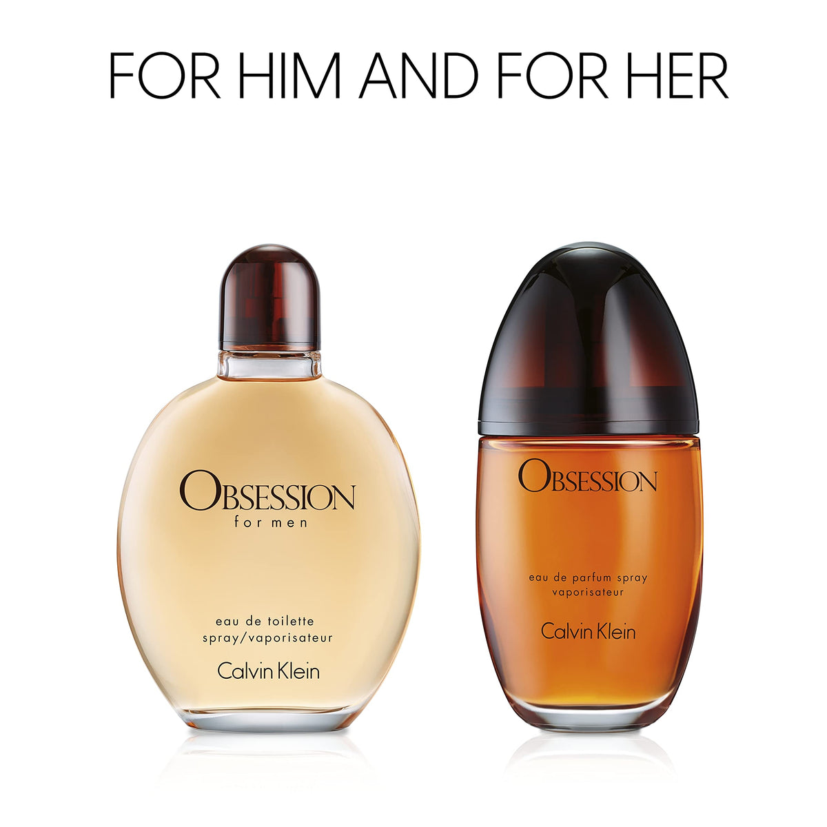 Calvin Klein Obsession for Men Eau de Toilette bottle top view