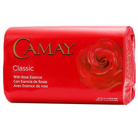 Camay Classic Bar Soap Rose Essence lather on hands