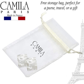 Camila Hair Side Comb close-up of glossy finish