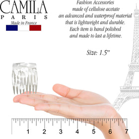 Camila Hair Side Comb in elegant hairstyle
