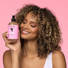 Camille Rose Curl Maker Defining Gel in lifestyle setting