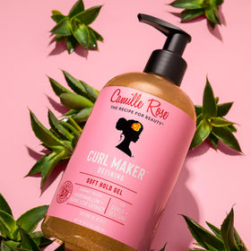 Camille Rose Curl Maker Defining Gel side view showing texture
