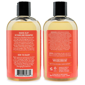 Camille Rose Guava Slip Shampoo bottle close-up