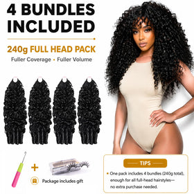 CanaryFly Burmese Curly Crochet Hair 240g packaging