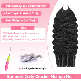 CanaryFly crochet hair bundles natural black colour