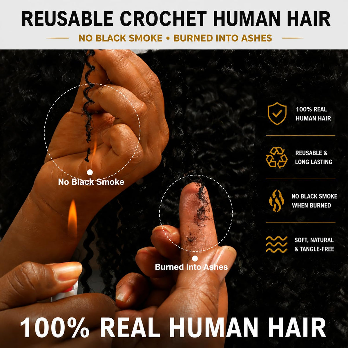 CanaryFly crochet hair displayed in packaging