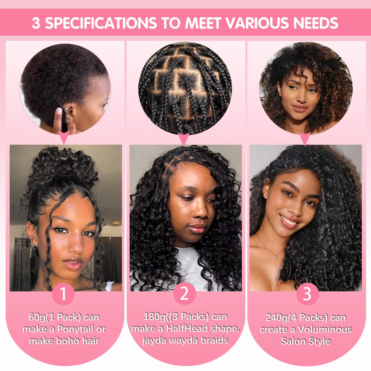 CanaryFly crochet hair extensions with crochet needle