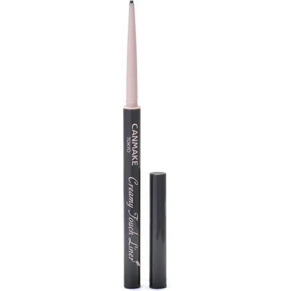 CANMAKE Creamy Touch Liner 1.5mm Slim Eyeliner Deep Black front view