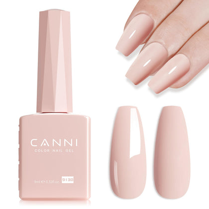 CANNI 9ml Nude Oyster Pink Gel Nail Polish front view