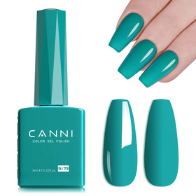 CANNI 9ml Persian Green Blue Gel Nail Polish front view