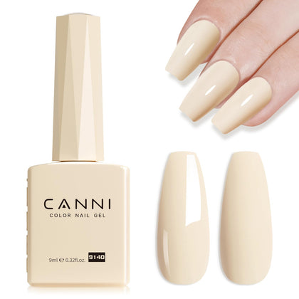 CANNI 9ml White Nude Gel Nail Polish front view