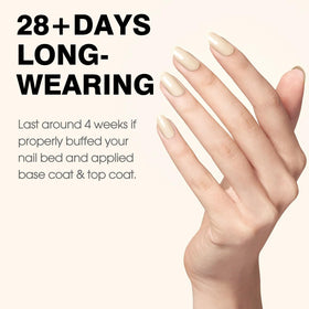 CANNI 9ml White Nude Gel Nail Polish on a nail art display
