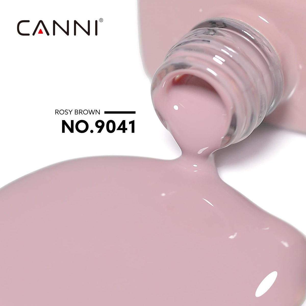 CANNI Baby Pink Gel Nail Polish bottle showing high gloss finish