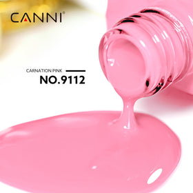 CANNI Baby Pink Gel Nail Polish brush close-up