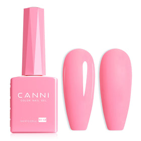CANNI Baby Pink Gel Nail Polish front view with colour bottle