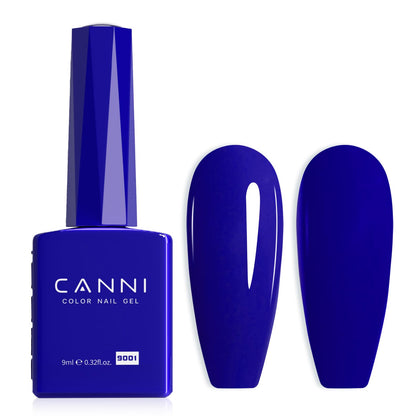 CANNI Blue Gel Nail Polish front view in royal navy