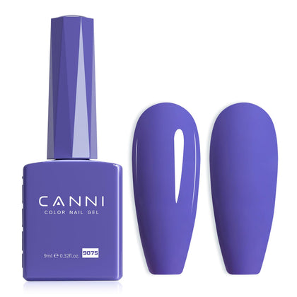 CANNI Blue Gel Nail Polish royal blue front view