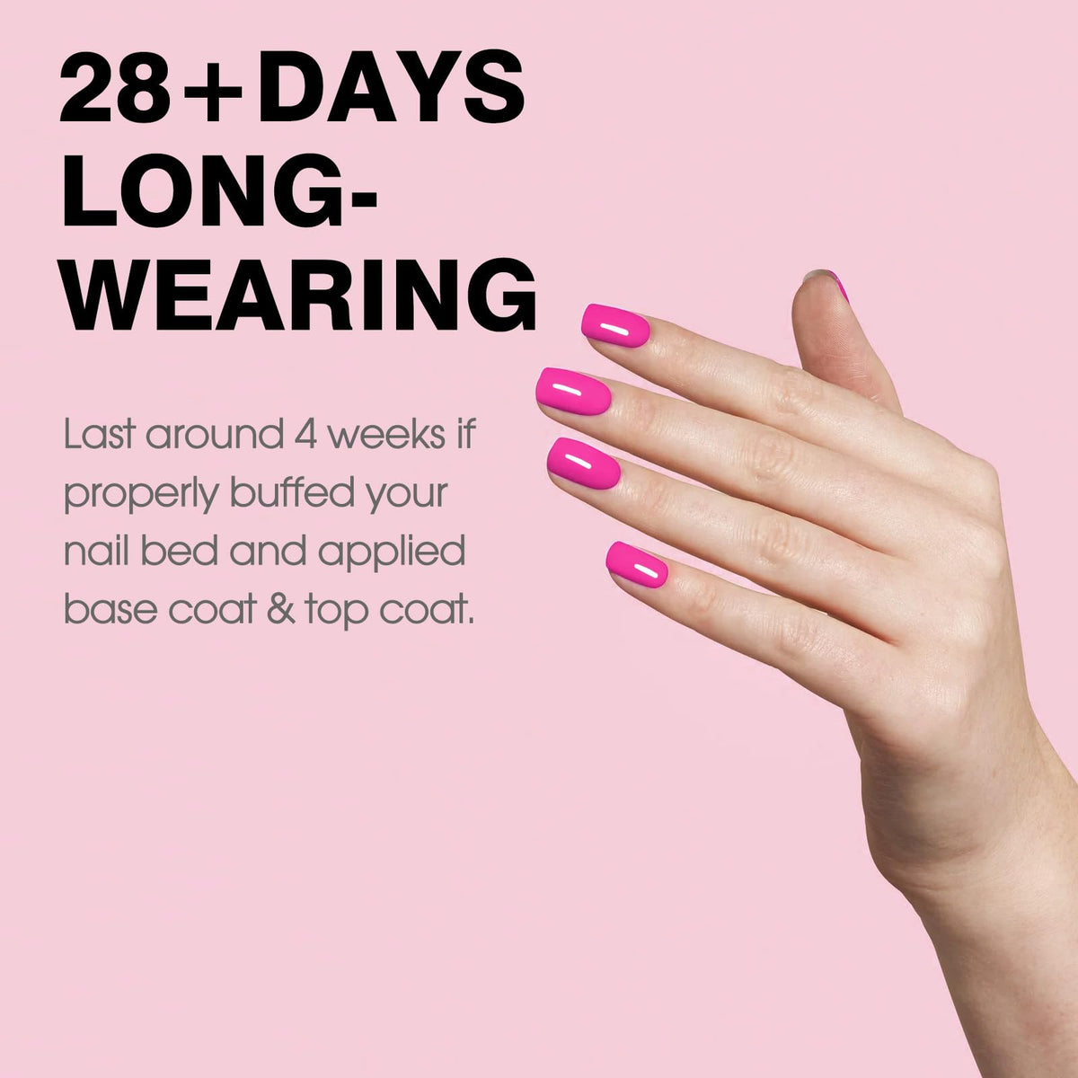 CANNI Bright Coral Pink Gel Nail Polish 9ml with brush applicator